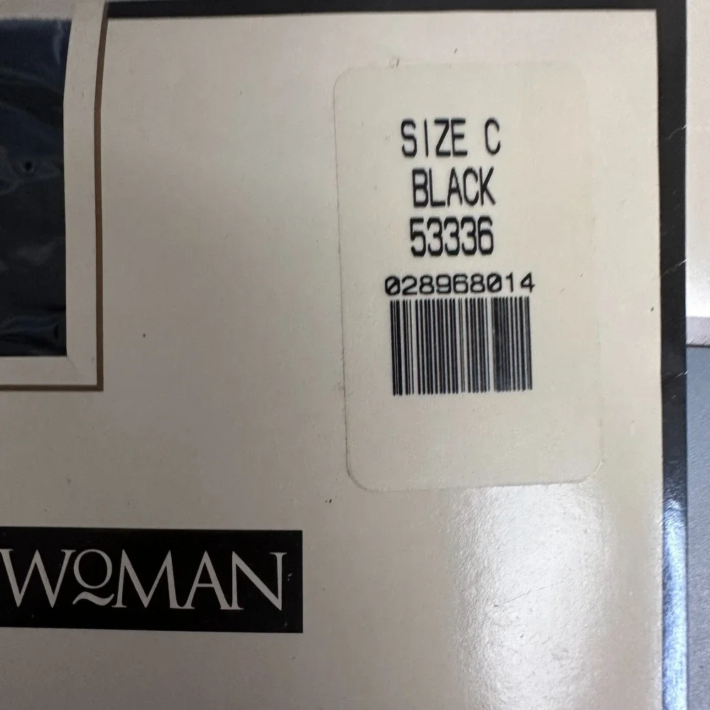 August Max Woman Silken Sheer Pantyhose 3pk Size C Black Beige Light Control Top